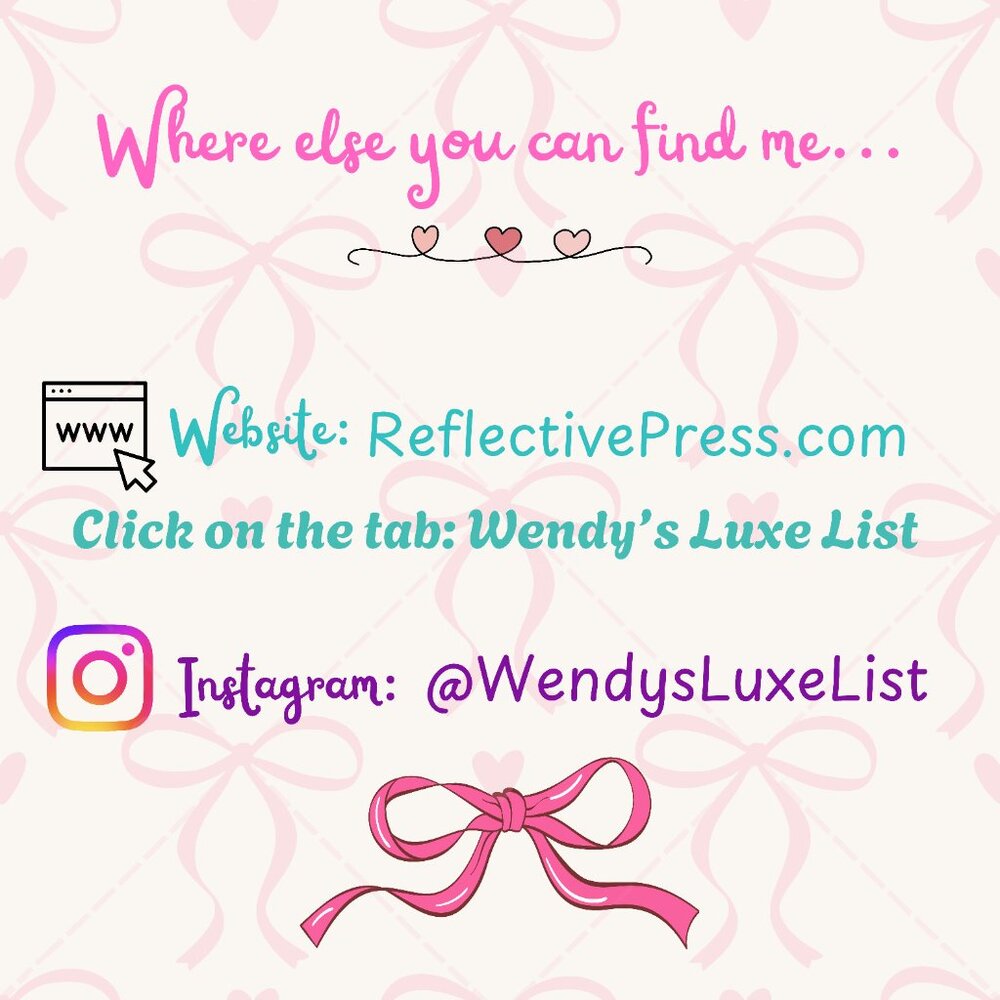 WENDY'S LUXE LIST: HANDBAG MUST-HAVES (Live Show Flyer) - Picture 9 of 12